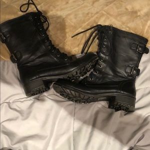 Black Women's Military/Combat Boots